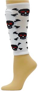 Red Lion Skull/Crossbone Soccer Shin Guard Sleeves