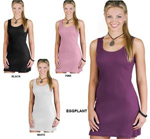 LAT Sportswear Jr 2x1 Rib Tank Dress