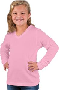 LAT Sportswear Girls Thermal V-Neck Hoodies