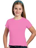 LAT Sportswear Girls Baby Rib Tiny Tees
