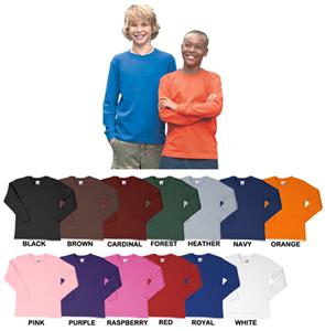LAT Sportswear Youth Long Sleeve T-Shirts