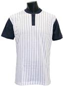 Champro 2 Button Pinstriped Baseball Jersey C/O