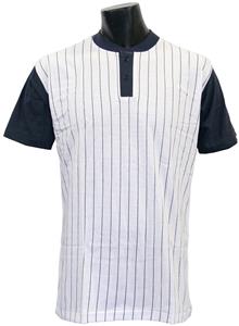Champro 2 Button Pinstriped Baseball Jersey C/O