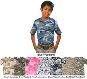 LAT Sportswear Youth Camo T-Shirt