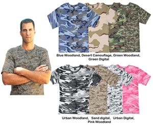 LAT Sportswear Adult Camo T-Shirt