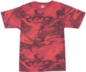LAT Sportswear Youth Camo Overdye T-Shirt
