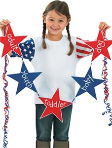 LAT Sportswear Youth Stars and Stripes T-Shirt