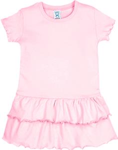 LAT Sportswear Toddler Jersey Ruffle Dress