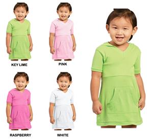 LAT Sportswear Toddler Hooded V-Neck Dress