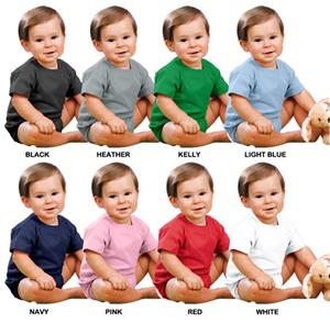 LAT Sportswear Infant Jersey Short Sleeve Creeper