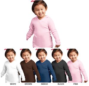 LAT Sportswear Toddler Hooded Thermal T-Shirts