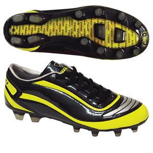 Vizari Men's Finale FG Black/Yellow Soccer Cleats
