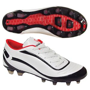 Vizari Men's Finale FG White/Black Soccer Cleats