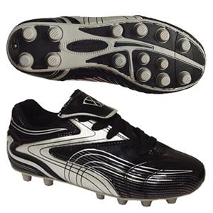 Vizari Youth Striker FG Black/Silver Soccer Cleats