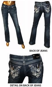Grace in L.A. Bling Pocket Bootcut Fit Jeans