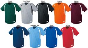 High Five Impact Two-Button Baseball Jerseys