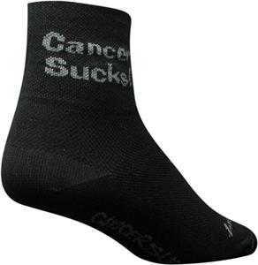 Sockguy Classic Black Cancer Sucks Socks