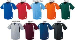 High Five Impact Full-Button Baseball Jerseys