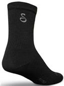 Sockguy Tall Black Wool Socks