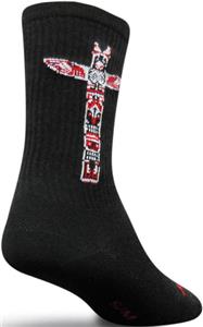 Sockguy Totem Pole Wool Crew Socks