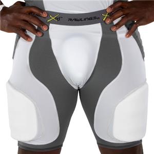 PORON Yth 5PC Integrated Compress Football Girdle