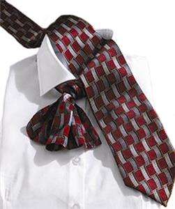 Edwards Womens Signature Basket Weave Silk Scarf