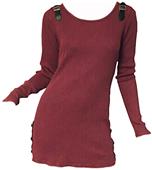 T Party Cardinal Cross Strap Belt Trim Dress