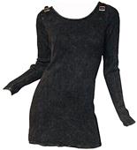 T Party Black Cross Strap Belt Trim Dress