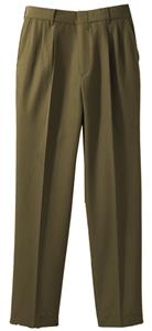 Edwards Mens Washable Poly/Wool Pleated Front Pant