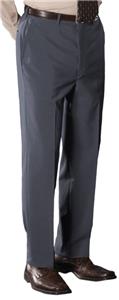 Edwards Mens Flat Front Solid Dress Pants