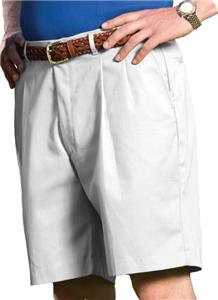 Edwards Mens Business Casual Pleated Shorts