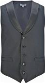 Edwards Mens Black Satin Shawl Vest Edwards Mens Black Satin Shawl Vest