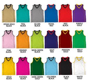 Basketball Textured Mesh w/Piping on Sides Jerseys