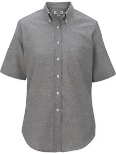 Edwards Womens Easy Care Short Sleeve Oxford