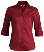 Edwards Womens V-Neck Tailored 3/4 Sleeve Blouse Edwards Womens V-Neck Tailored 3/4 Sleeve Blouse