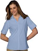 Edwards Womens Casual Poplin Short Sleeve Blouse Edwards Womens Casual Poplin Short Sleeve Blouse