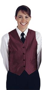 Edwards Womens Diamond Brocade Vest
