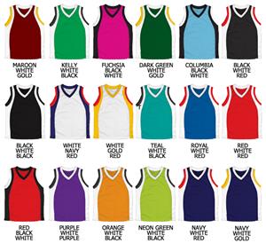 Basketball Dazzle Cloth Jersey w/Wave Side Panels