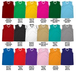 Basketball Dazzle Cloth V-Neck Jersey With Trim