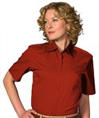 Edwards Women Cotton Plus Twill Short Sleeve Shirt Edwards Women Cotton Plus Twill Short Sleeve Shirt