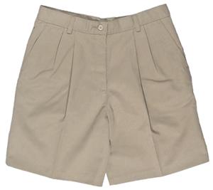 Edwards Misses' & Womens Pleated Front Chino Short