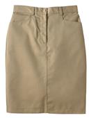 Edwards Misses' & Womens Mid-Length Chino Skirt Edwards Misses' & Womens Mid-Length Chino Skirt