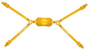 Adams Football 4-Point High Pro Chin Staps