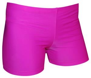 Spandex 4" Sports Shorts - Bright Fuchsia Solid