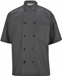 Edwards Unisex Ten Button Short Sleeve Chef Coat