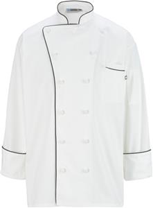 Edwards Unisex 12 Cloth Button Chef Coat