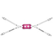 Adams Football 4-Point High Pink Gel Chin Staps