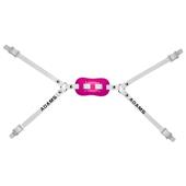 Adams Football 4-Point High Pink Pro Chin Staps
