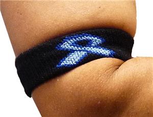 Red Lion Prostate Cancer Blue Ribbon Armbands