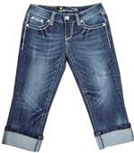 Grace in L.A.Bling Pocket Capri Jeans